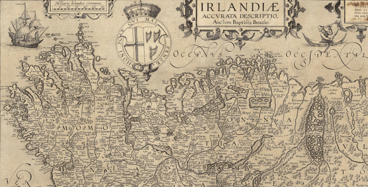 (14) Irlandiae Accurata Descriptio. Copyright: David Rumsey Map Collection, David Rumsey Map Center, Stanford Libraries.